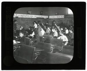 Educatief Museum Lantaarnplaten- Geschiedenis- Wyman School door Unknown